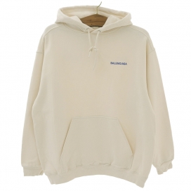 バレンシアガの2021年SS LOGO/ロゴ プルオーバーパーカ ライトベージュ 600583の買取実績です。