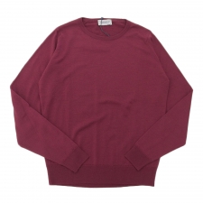 宅配買取センターにてジョンスメドレーの ITALIAN FIT SICILY PULLOVER CN LS、メリノウール100％プルオーバークルーネックニットセーターを買取いたしました。状態は未使用品です。