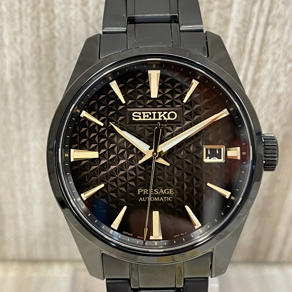 セイコーのプレサージュ SARX085 セイコー創業140周年記念 1500本限定 自動巻き時計の買取実績です。