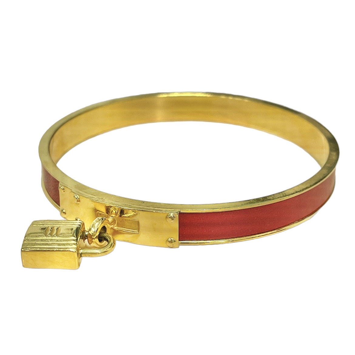 HERMES エルメス ケリー ブレスレット クロコ カデナ