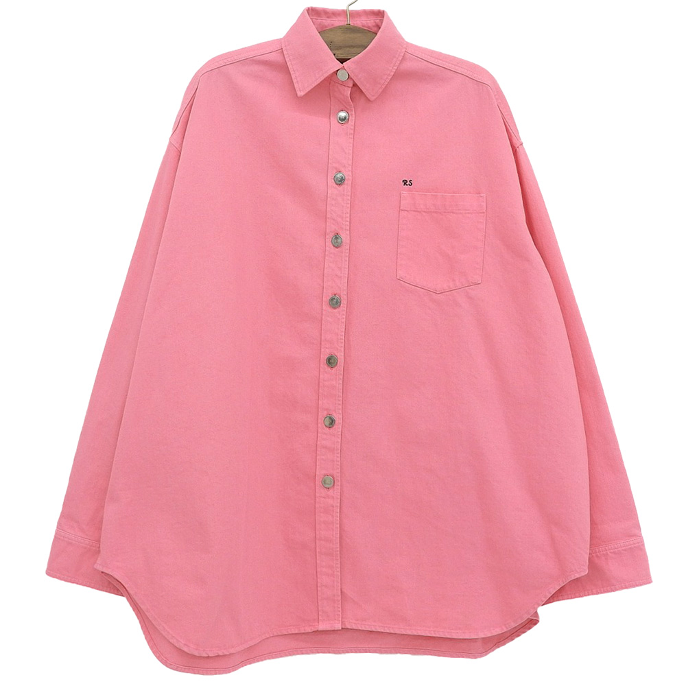 ラフシモンズの2021年AW Big Fit Denim Shirt/デニムシャツ ピンク 212-W243の買取実績です。