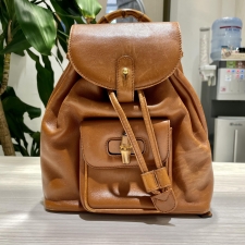 グッチ ブラウン 003･1705･0030 バンブー レザーミニバックパック 買取実績です。