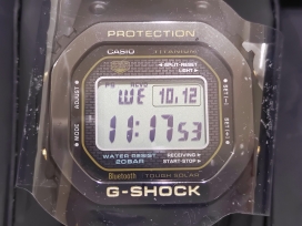 G-SHOCK(gショック)のGMW-B5000TB-1JR フルメタル チタンモデル タフソーラー 腕時計の買取実績です。