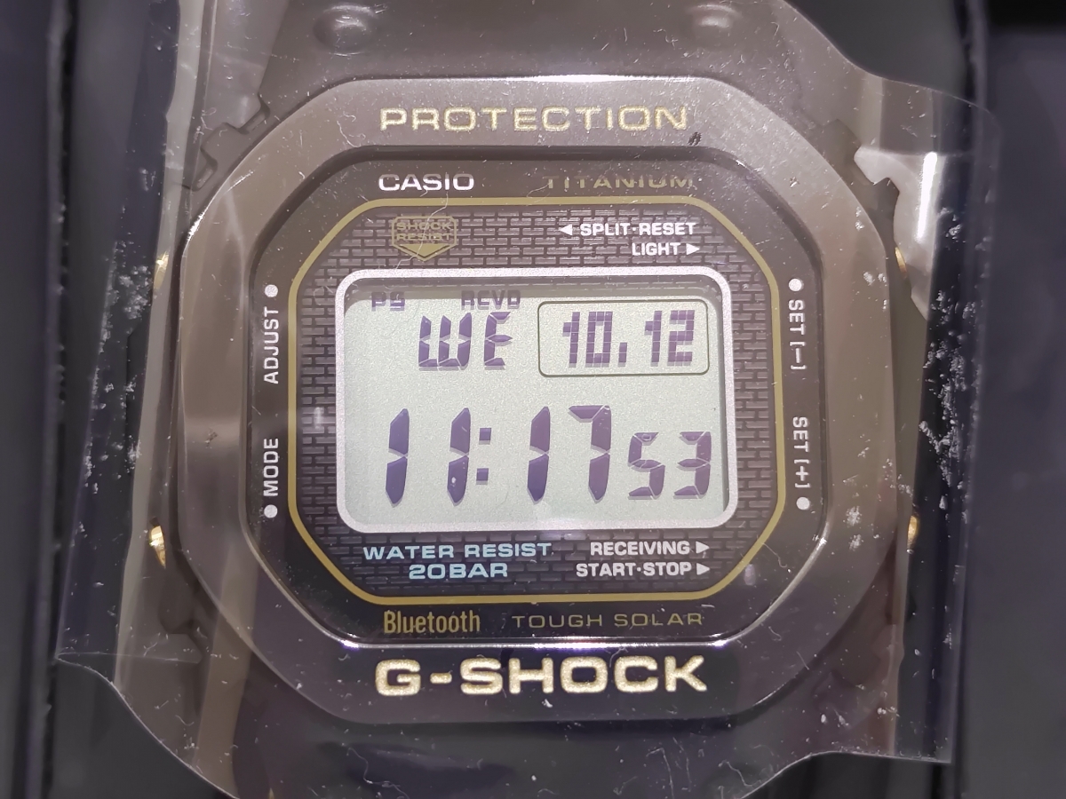 G-SHOCKのGMW-B5000TB-1JR フルメタル チタンモデル タフソーラー 腕時計の買取実績です。