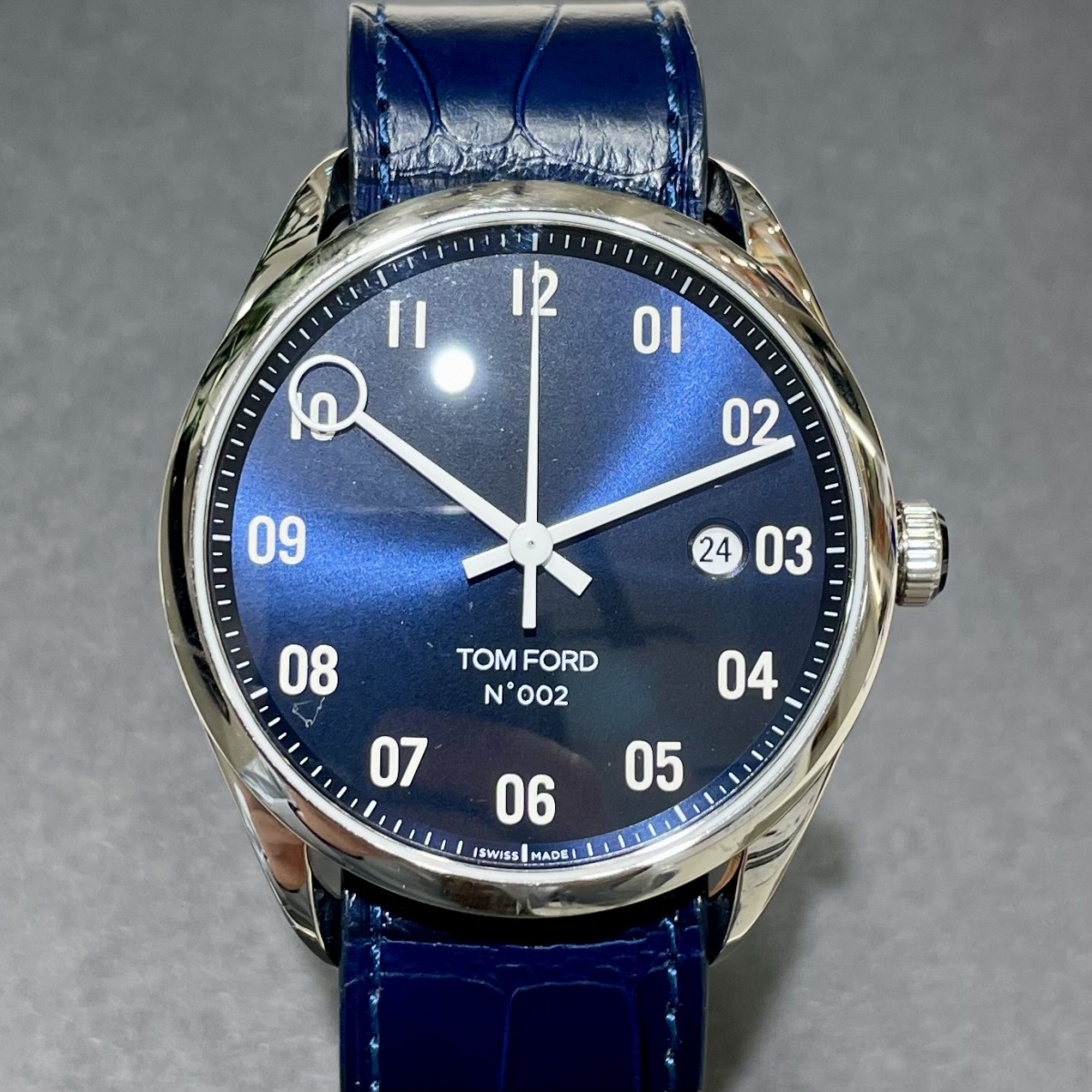 トムフォードのSS TFT002017 ブルーサンダイヤル 自動巻き 腕時計の買取実績です。
