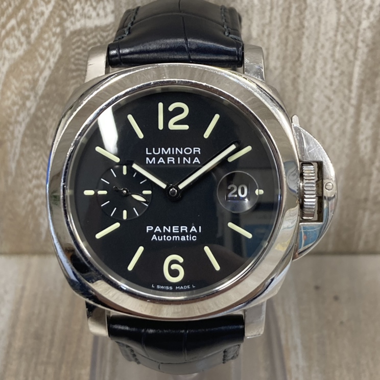 パネライのルミノールマリーナオートマティック44mm自動巻き腕時計 OP6353PAM00104の買取実績です。