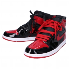 ナイキ 555088-063 AIR JORDAN1 HIGH OG 「Bred Patent」 エア ジョーダン1レトロハイ オリジナル スニーカー 買取実績です。