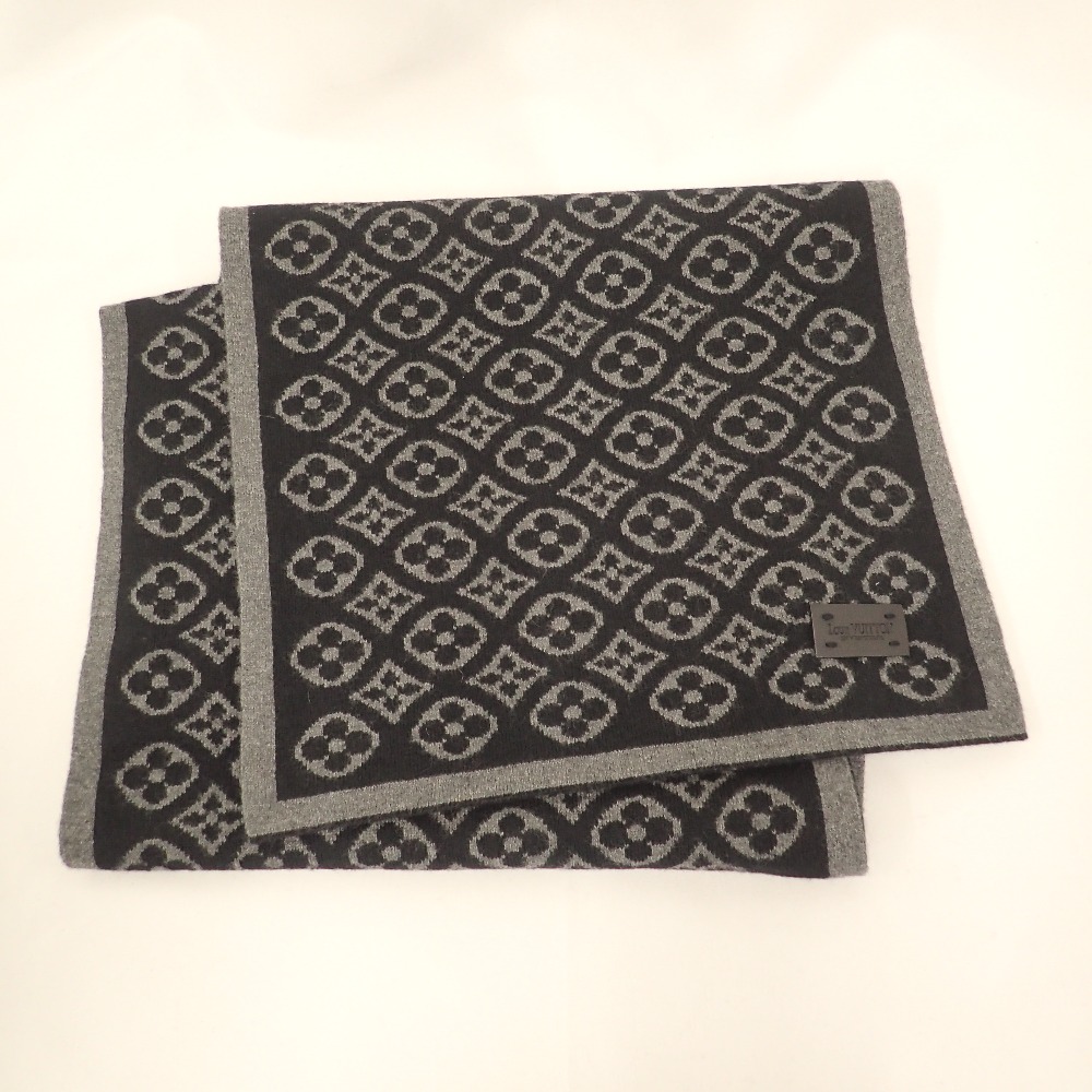 LOUIS VUITTON ルイヴィトン マフラー カシミヤ ブラック ストール
