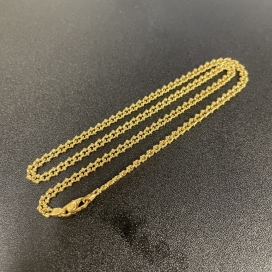 金のK18 デザインチェーン ネックレスの買取実績です。
