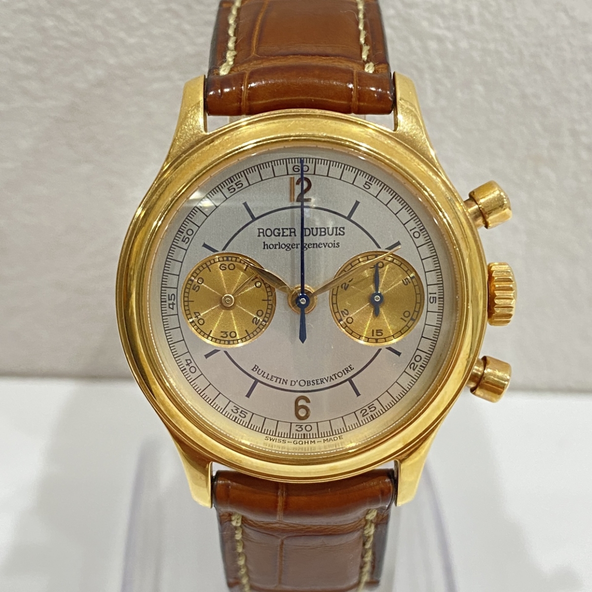 ロジェデュブイの750PG オマージュ クロノグラフ 手巻き時計の買取実績です。