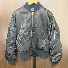 モンクレール ×FRAGMENT 2021AW ブラック RASSOS BOMBER MA-1型 ダウンジャケット 買取実績です。