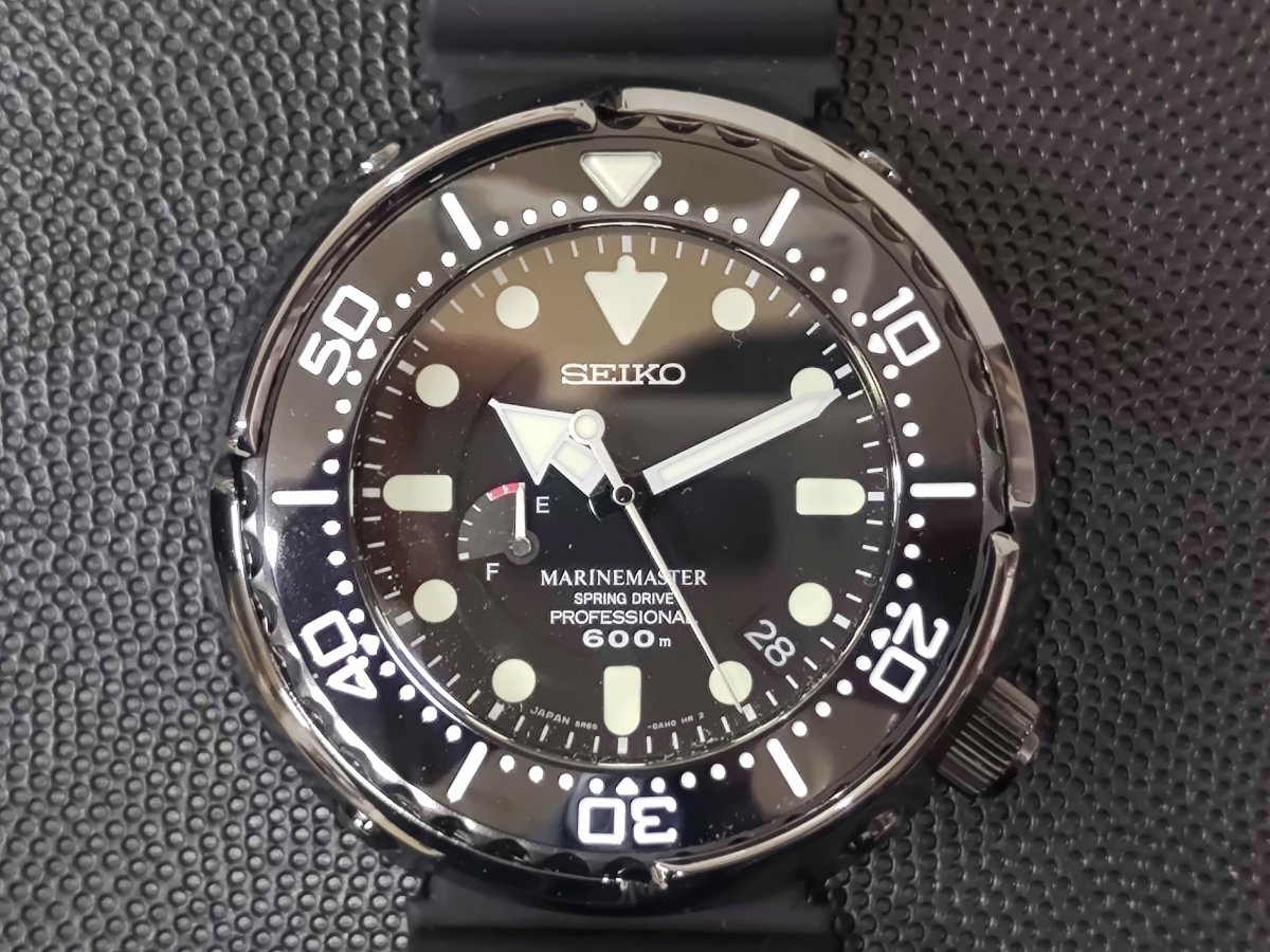 セイコーのSBDB013  プロスペックス マリーンマスタープロペッショナルダイバーズスプリングドライブ腕時計の買取実績です。