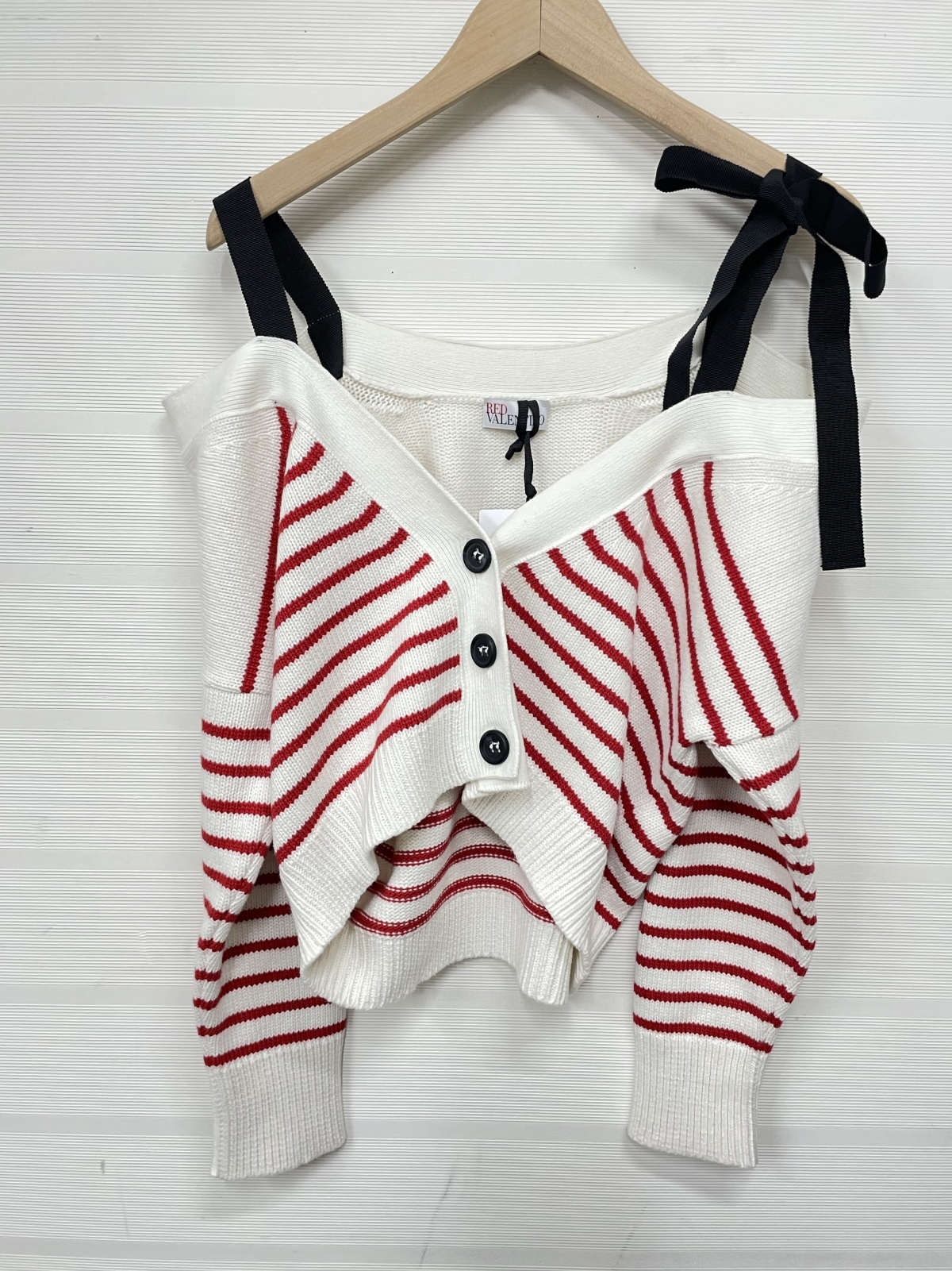 RED VALENTINOレッドヴァレンティノ ダウンベスト レース リボン38 RED VALENTINOレッドヴァレンティノ ダウンベスト レース リボン38