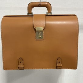 土屋鞄製造所の旧ブランドロゴ ブラウン ダレスバッグ/ドクターズバッグの買取実績です。