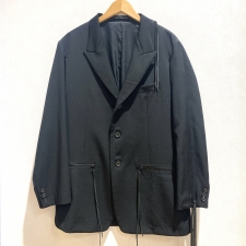 ヨウジヤマモト 20AW ブラック NR J52 100 ガゼットスリーブジャケット 買取実績です。