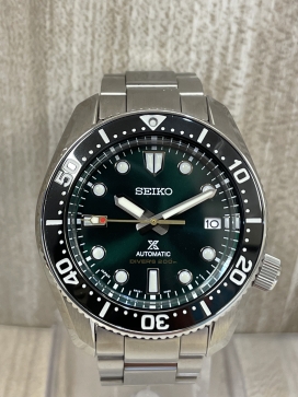 セイコーのSS グリーン文字盤 SBDC133 プロスペックス セイコー140周年記念 国内1500本限定 ダイバースキューバ 自動巻き時計の買取実績です。