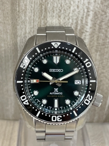 セイコー SS グリーン文字盤 SBDC133 プロスペックス セイコー140周年記念 国内1500本限定 ダイバースキューバ 自動巻き時計 買取実績です。