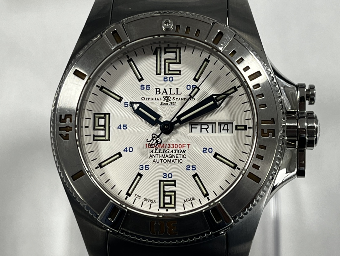 ボールウォッチのDM1026A‐SAJ‐WH 白文字盤 エンジニア・ハイドロカーボン アリゲーター 世界限定1000本 自動巻き時計の買取実績です。