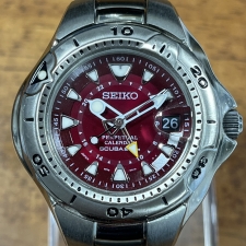 セイコー 8F58-0010 パーペチュアルカレンダー スキューバ200m ピピン 1000本限定品 クオーツ時計 買取実績です。