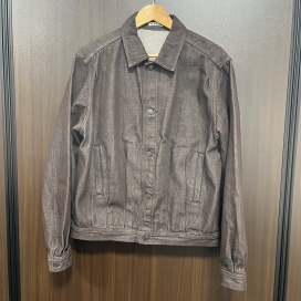 オーラリーの2021AW A21AB03DM ブラウン WASHED HARD TWIST DENIM BLOUZON/デニムブルゾンの買取実績です。