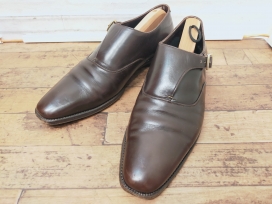 シルバノラッタンジのモンクストラップ レザーシューズの買取実績です。