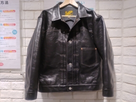 ワイツーレザーの×ワイパー別注 WWⅡデニム T-BACK ホースハイドレザー ジャケットの買取実績です。