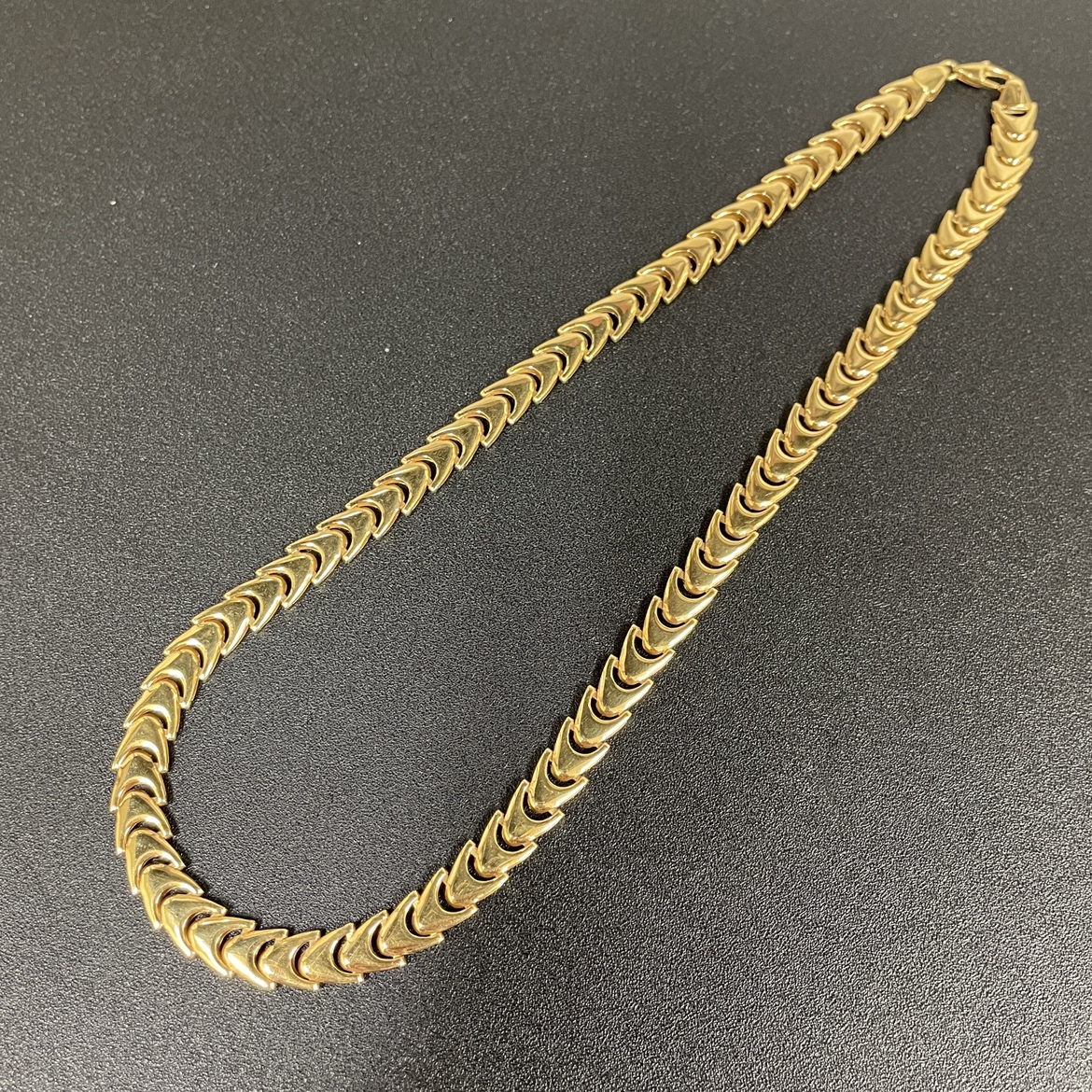 金のK18 ネックレスの買取実績です。