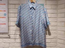 ディオールの21SS 193C545A4751 オブリーク ピクセル シルクツイルシャツの買取実績です。