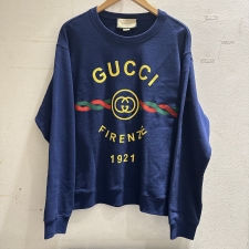 グッチ ネイビー 626990 GUCCI FIRENZE 1921 スウェットシャツ 買取実績です。