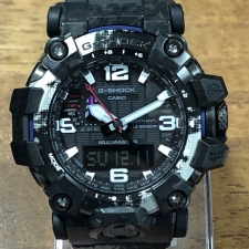 エコスタイル心斎橋店にて、ジーショック×チームランドクルーザー・トヨタオートボデーのマッドマスタータフソーラー電波腕時計・GWG-2000TLC-1AJRを高価買取いたしました。状態は綺麗な状態のお品物です。