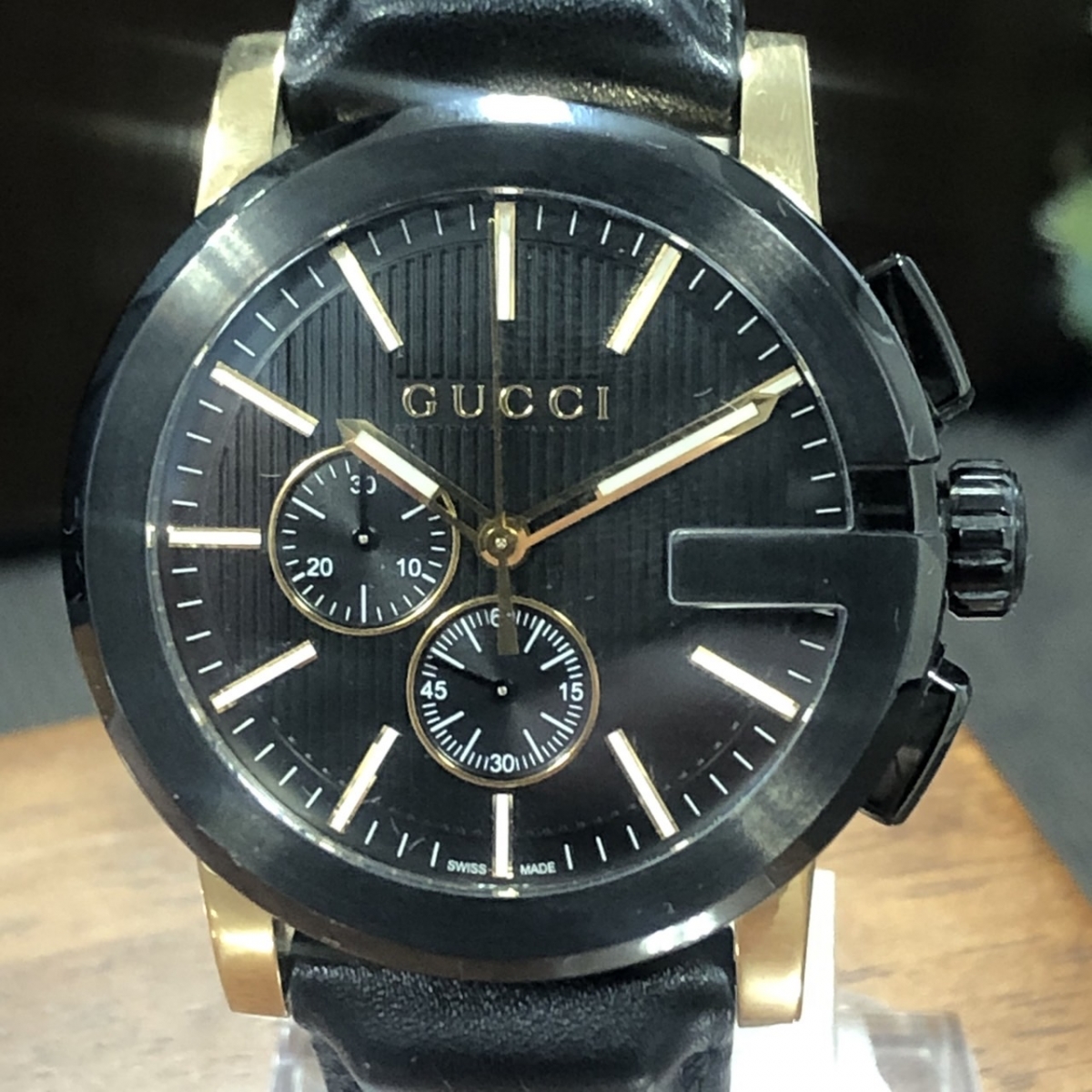 ☆仕事でも遊びでもOK☆GUCCI G-クロノ メンズ ラージウォッチ (GUCCI