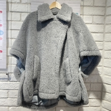 マックスマーラ 22AW グレー 473609236 アルパカ×ウール×シルク テディベア ポンチョケープコート 買取実績です。