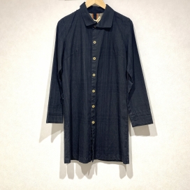 パラスパレスの藍色 フロントボタン 七分袖シャツの買取実績です。