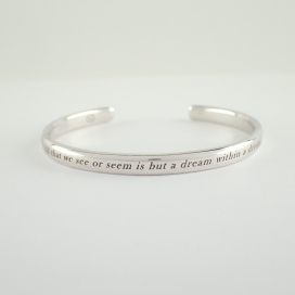 アンダーカバーの2020春夏 UCY4A02 All that we see or seem is but a dream within a dreamシルバー925 バングルの買取実績です。