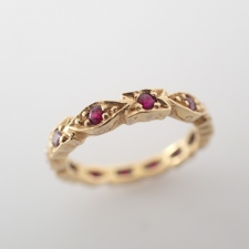 ローリーロドキン K18 RUBY TINY ANTIQUE RENAISSANCE BAND 買取実績です。