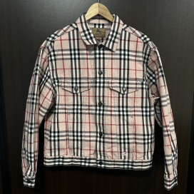 シュプリームの×Burberry 2022SS ピンク Denim Trucker Jacket/デニムトラッカージャケットの買取実績です。
