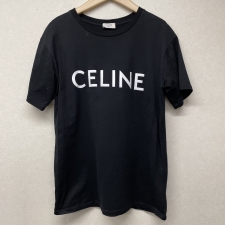 セリーヌ 2X764671Q ブラック ロゴプリント ルーズTシャツ 買取実績です。