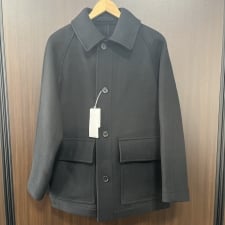 マーガレットハウエル 2020AW FOX BROTHERS社 黒 HEAVY FLANNEL COATING　ウール  コート 買取実績です。