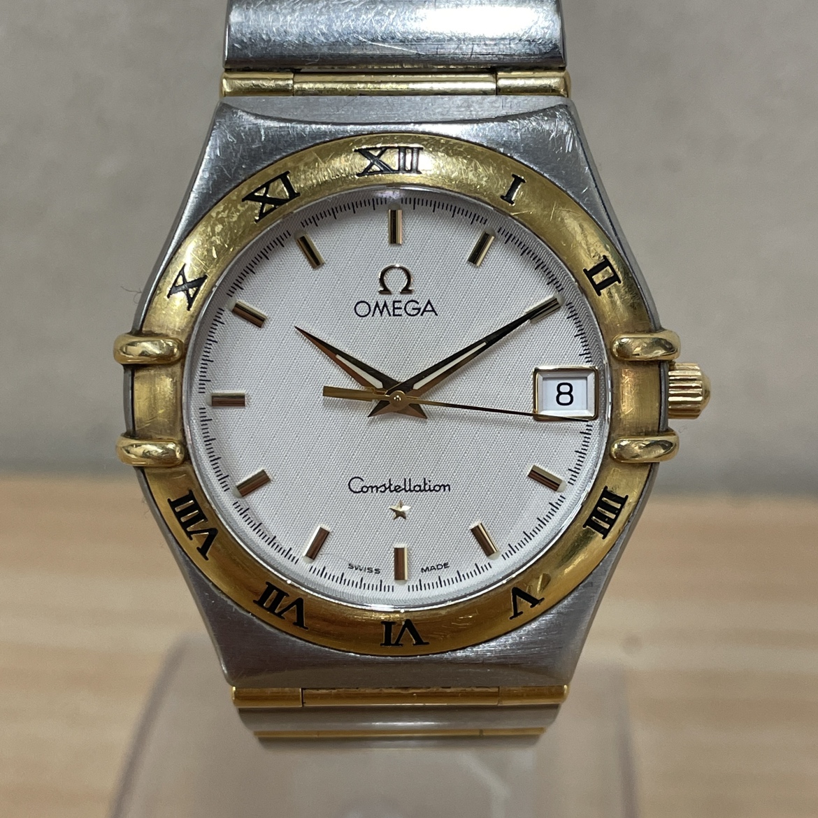 オメガの1212.30 コンステレーション YG/SS クォーツ 腕時計の買取実績です。
