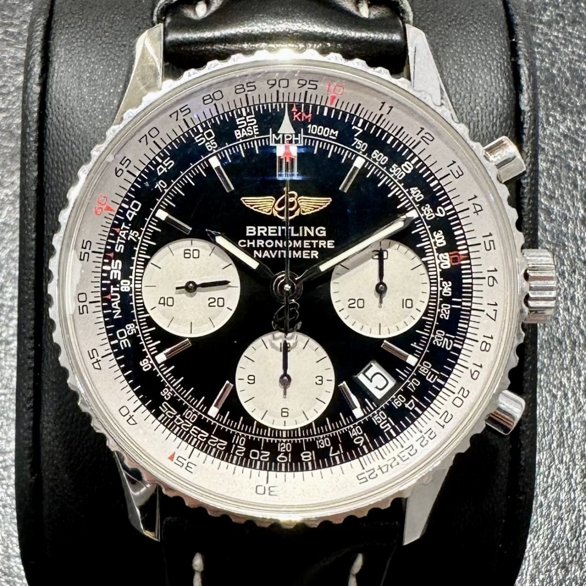 ブライトリングのSS バルジュー7753 A23322 ナビタイマー 自動巻き 腕時計の買取実績です。