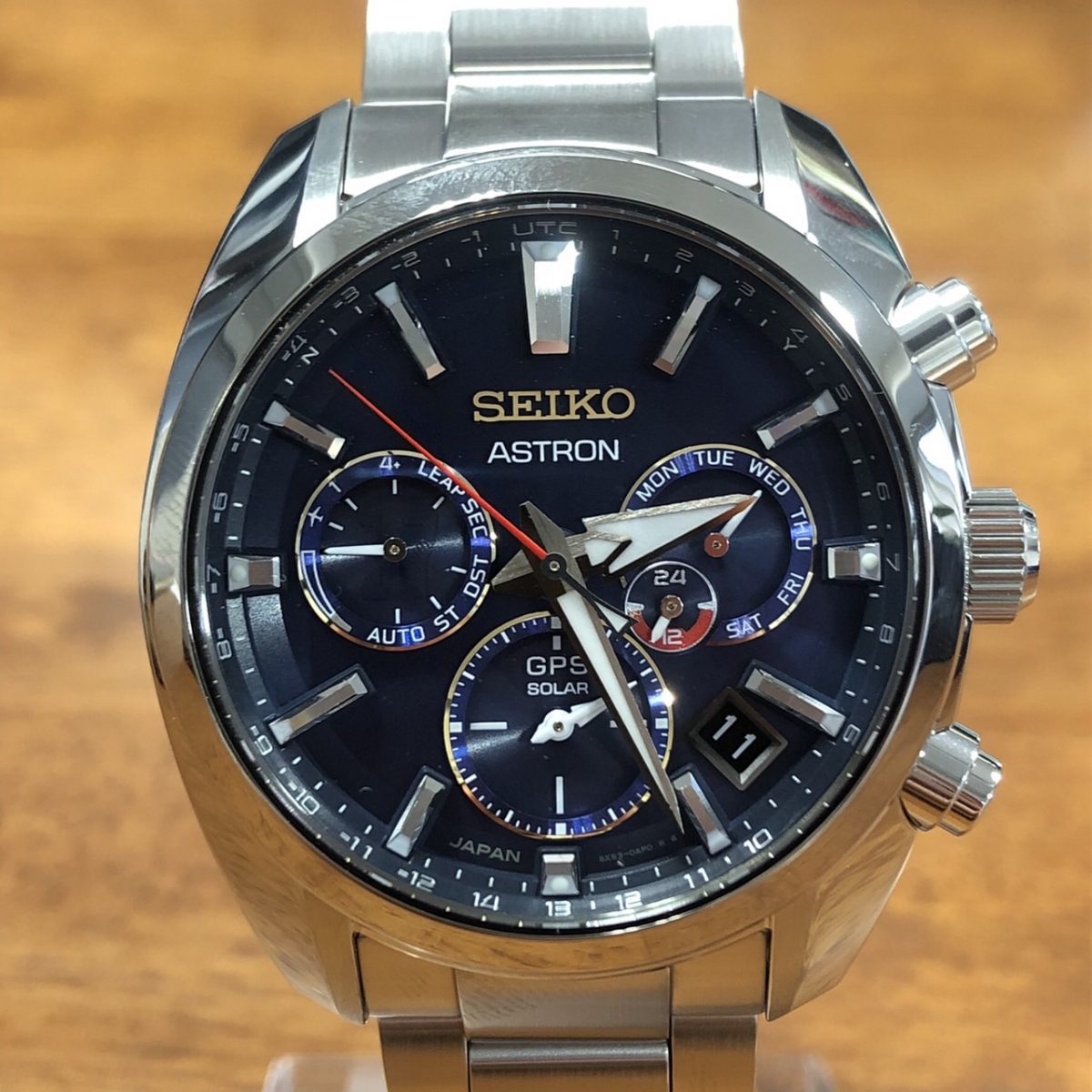 セイコーのSBXC115 大谷翔平選手2022年限定アストロン GPSソーラー電波腕時計 シルバーの買取実績です。