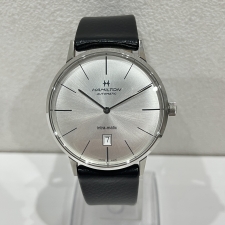 浜松入野店で、ハミルトンの自動巻き腕時計のイントラマティック、H38755751を買取ました。状態は綺麗な状態の中古美品です。