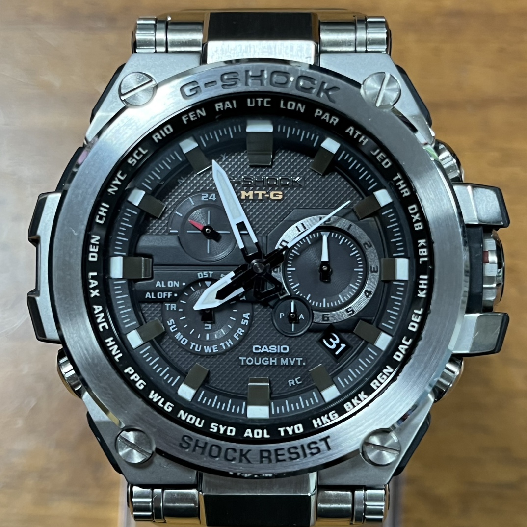 ジーショックのMTG-S1000D-1AJF 電波タフソーラー デイデイト ワールドタイム 腕時計の買取実績です。