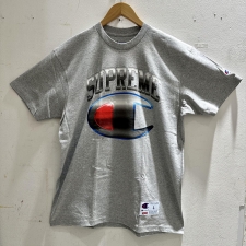 渋谷店で、チャンピオン×シュプリームの2019年春夏コラボTシャツを買取りました。状態は未使用品です。