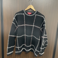 シュプリーム 23SS ブラック QUILT STITCH SWEATER 買取実績です。