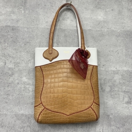 チビナイルのちびワニチャーム付き クロコダイル ジータトートバッグの買取実績です。