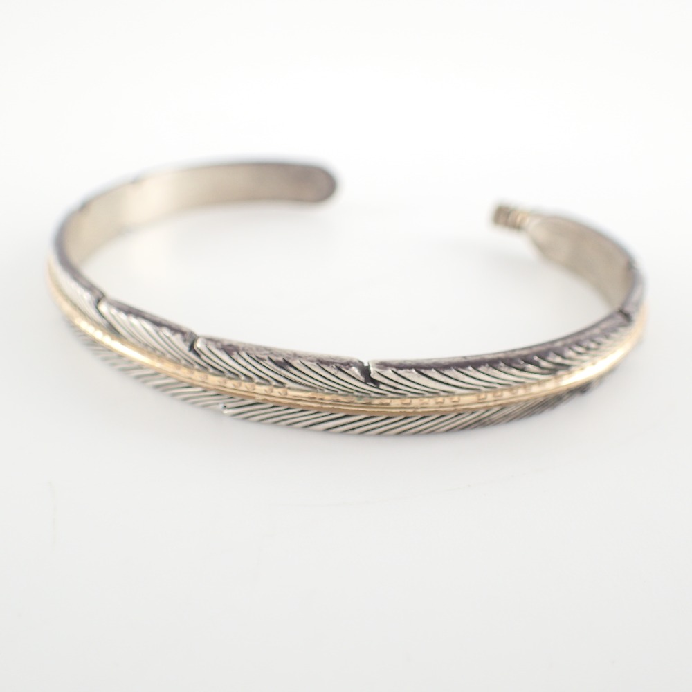 ナバホ族ハービーメイスシルバーバングル インディアン・ジュエリー INDIAN JEWELRY |ハービーメイス