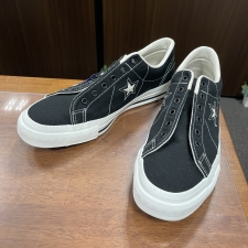 コンバース ブラック スニーカー ONE STAR J VTG CANVAS 買取実績です。