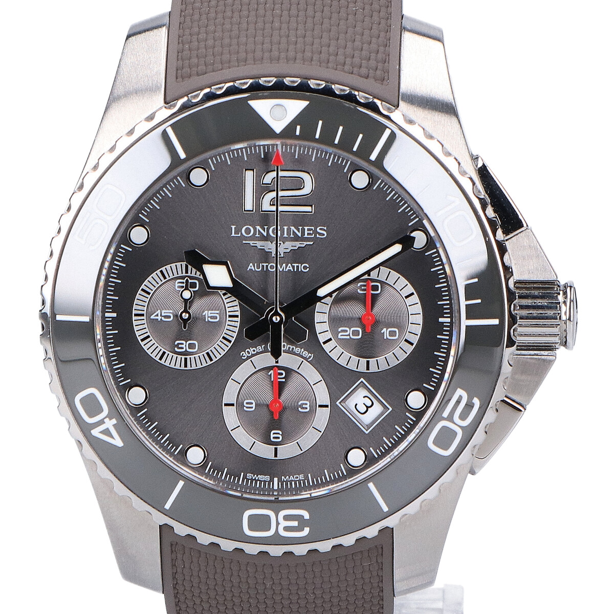 ロンジンのL38834769 ハイドロコンクエスト 自動巻き腕時計の買取実績です。