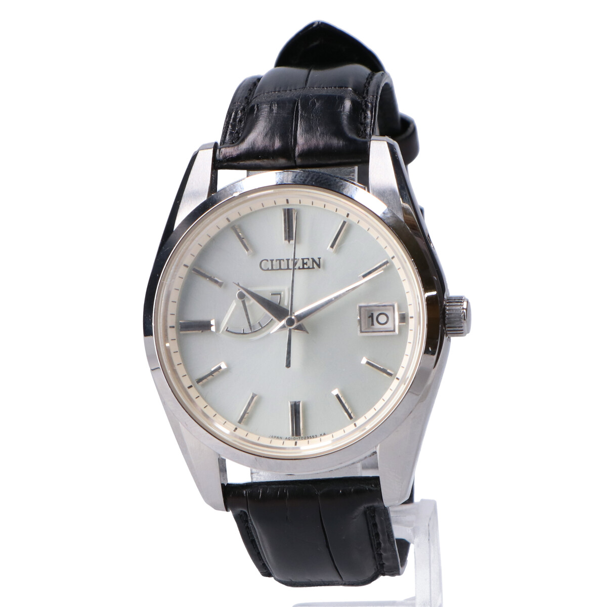 シチズンのAQ1010-03A The CITIZEN クロコレザーベルト 時計の買取実績です。